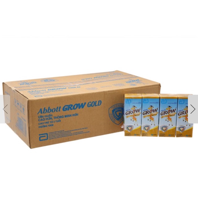 Thùng 48 Hộp sữa Abbott Grow Gold 180ml date 2/2024