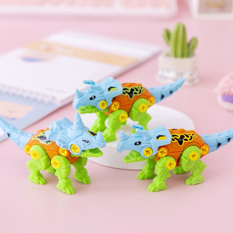 Bộ lắp ghép hình khủng long JOLLYBABY sáng tạo làm quà sinh nhật/ giáng sinh / năm mới cho bé