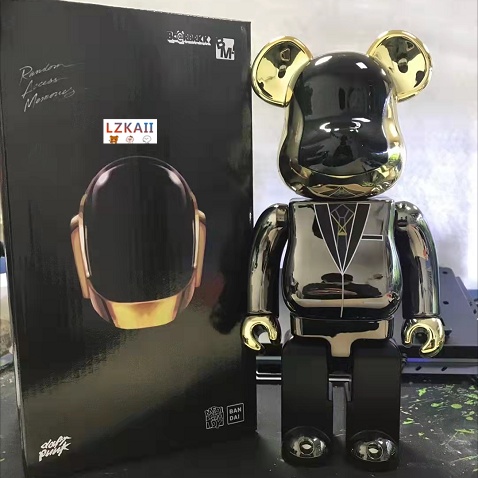 Mô Hình Nhân Vật Bearbrick × Daft Punk - Thomas Bangalter & Homem-Christo 400% 28cm