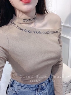 Áo coco hở vai