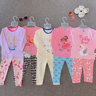 Bộ Quần Áo Trẻ Em Dài Tay Cotton Mặc Nhà Cho Bé Trai Bé Gái