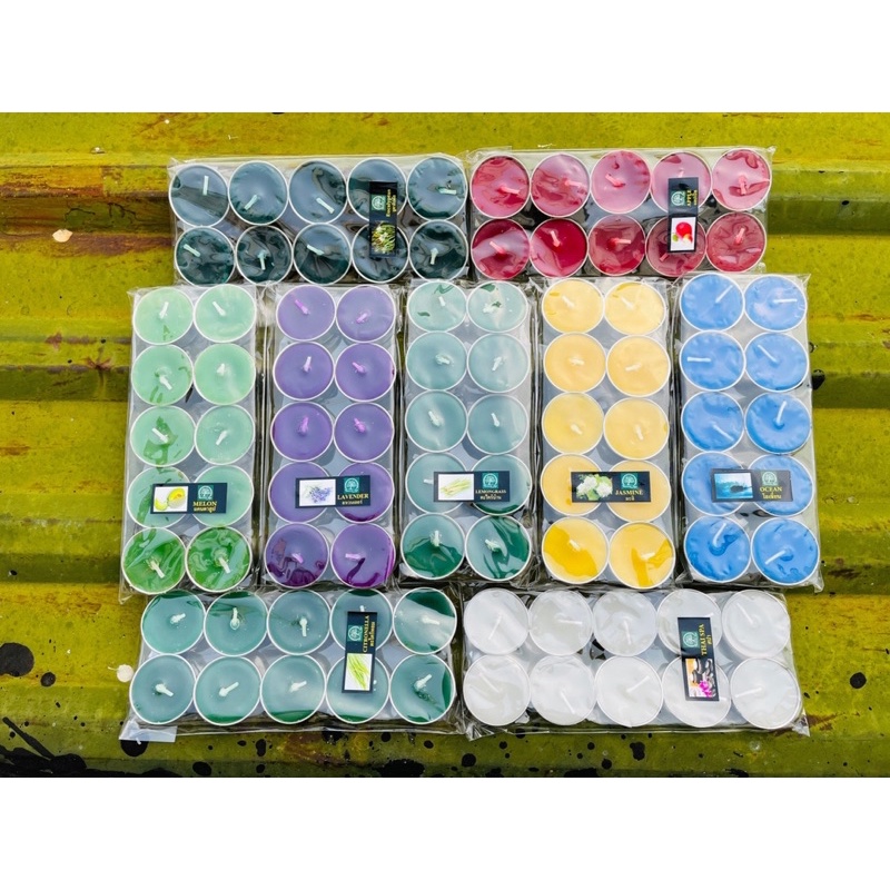 Nến Hoa Thái Lan Rất Thơm Vỉ 10 Chén Nến