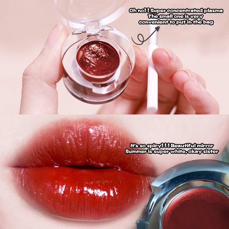 ♔Nhiều tùy chọn♔Đóng hộp son bùn nhung matte lip glaze không phai son cốc chống dính Không trang điểm học sinh làm trắng mềm môi kem sáp