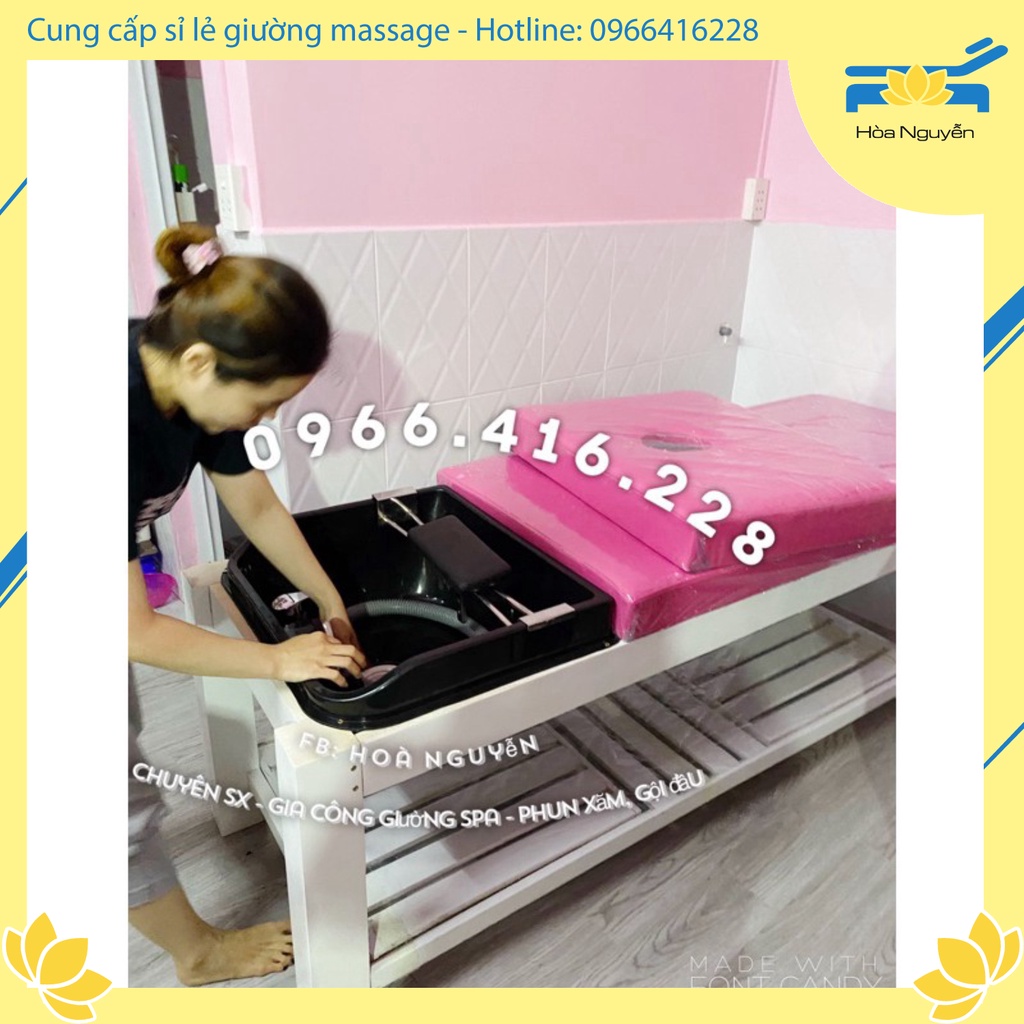 Giường Gội Đầu chất lượng, mẫu mã đa dạng