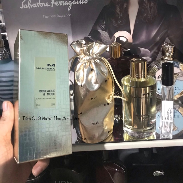 Mẫu Thử  nước hoa Mancera Roseaoud & Musc EDP 0.33fl.oz
