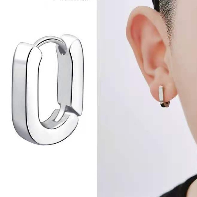 1 chiếc - Khuyên tai hình trụ không rỉ