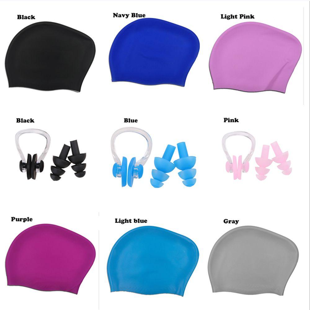 MYRONGVN Mũ Bơi Silicone Chống Thấm Nước Độ Co Giãn Cao Tiện Dụng