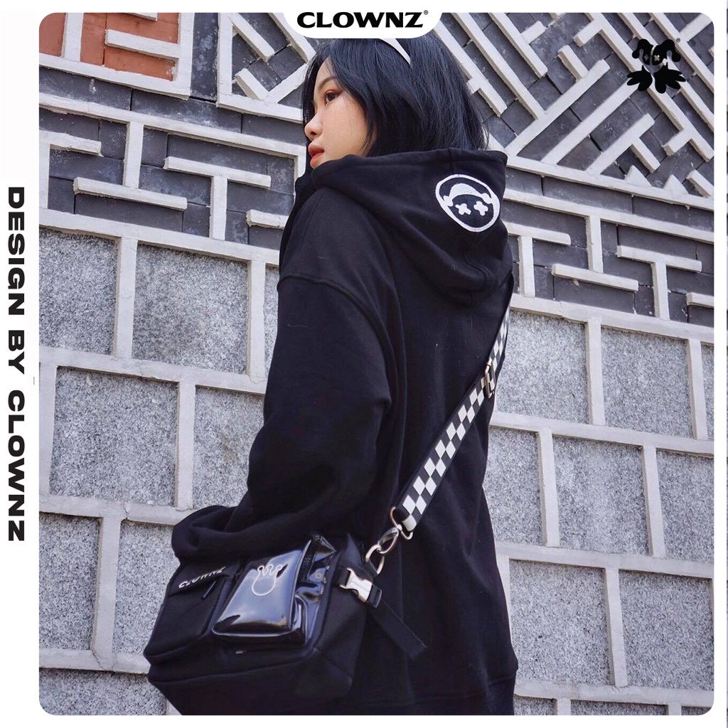 Túi đeo chéo local brand ClownZ Satchel New Logo vải canvas nam nữ thời trang hàn ...