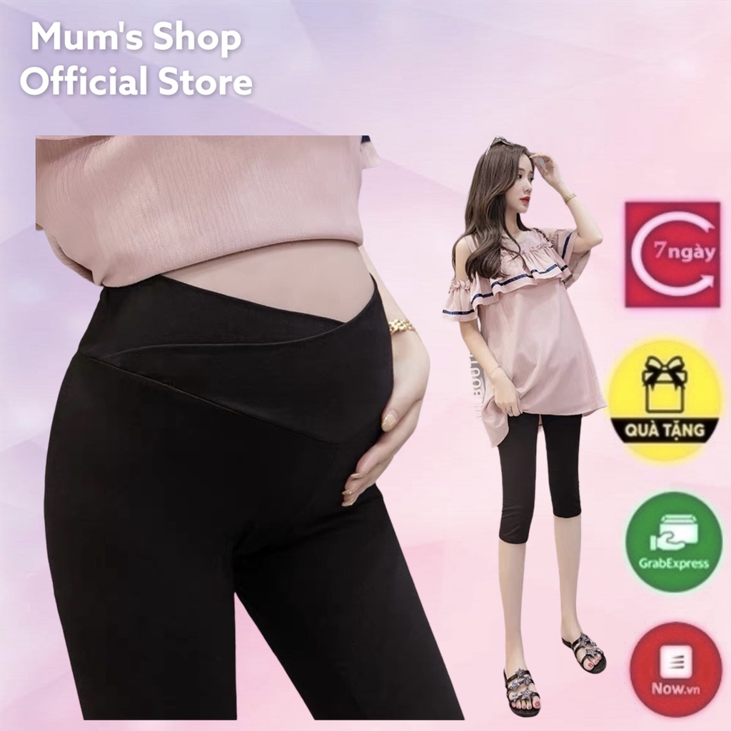 QUẦN BẦU FREESHIPChất cotton dày màu đen cạp chéo