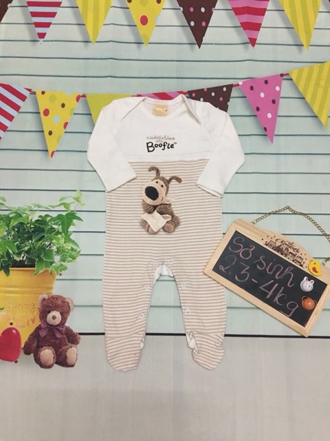 body liền tất, tay dài (NB - 4.5 ký)
