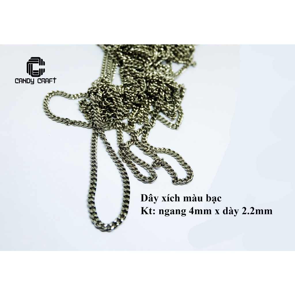 Dây xích làm dây đeo túi