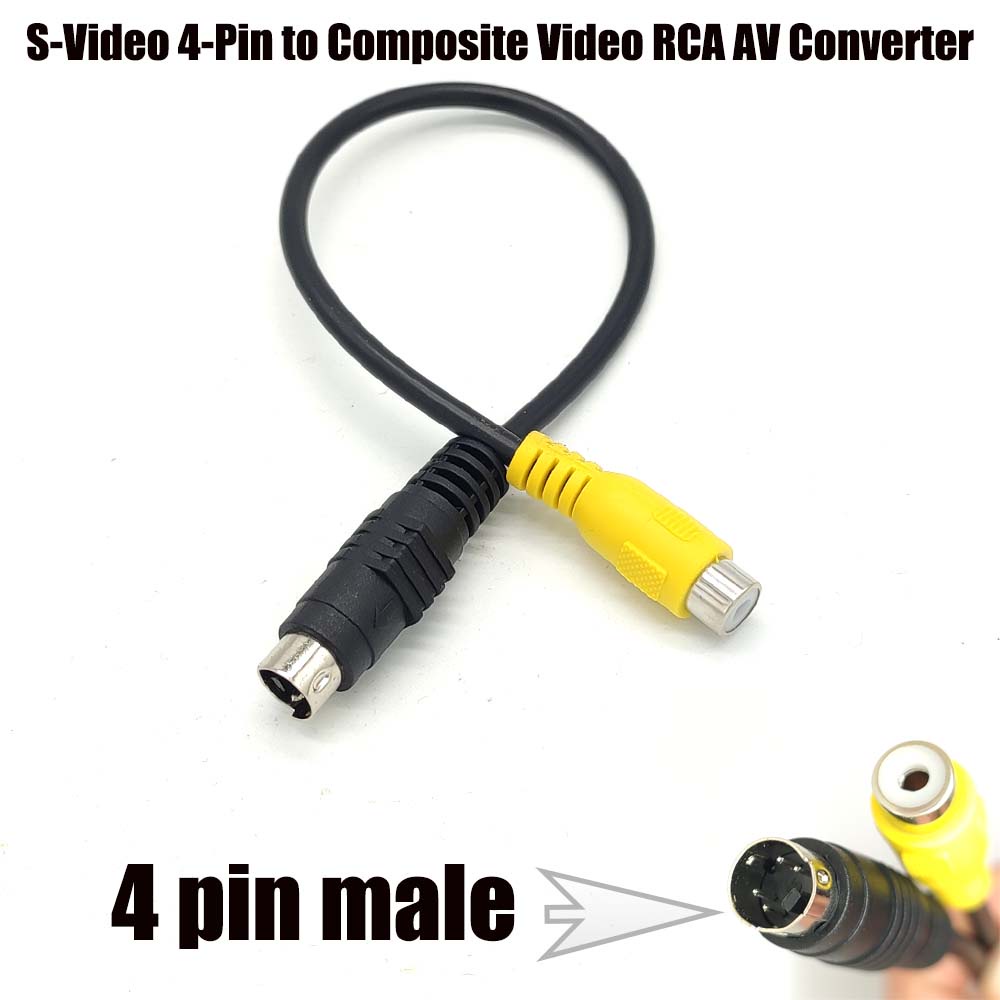 Dây Cáp video 4 pin s-video Sang rca av