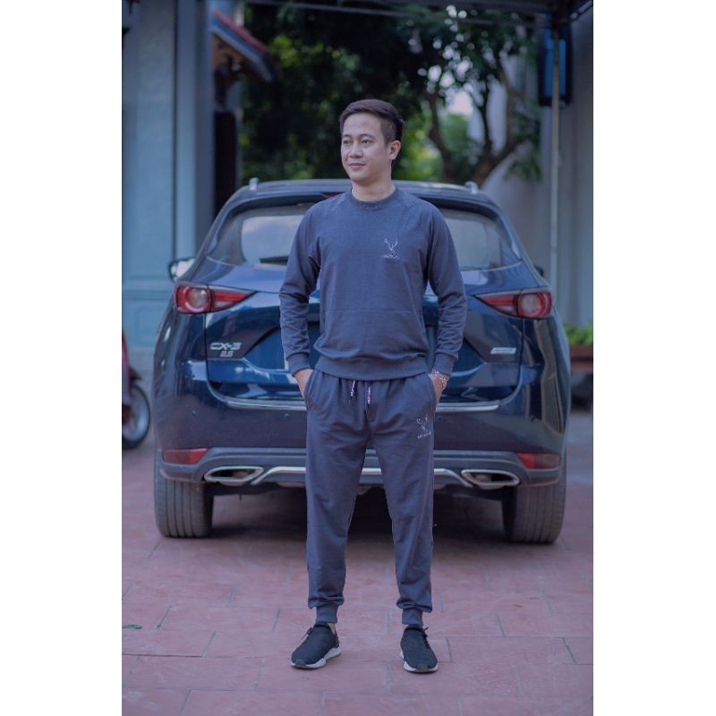 Bộ nỉ nam da cá thu đông | BigBuy360 - bigbuy360.vn