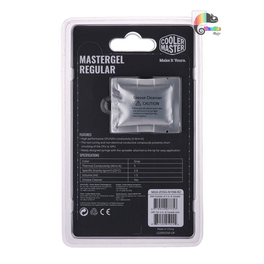 Keo tản nhiệt Cooler Master MasterGel I Kem tản nhiệt CM Master Gel dùng cho CPU, VGA,...