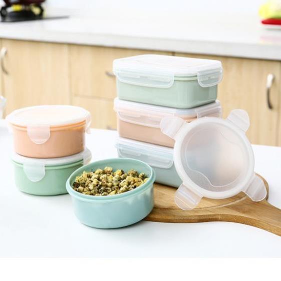 Hộp Trữ Đông, Hộp Nhựa Đựng Thực Phẩm Tủ Lạnh Có Nắp Chống Tràn