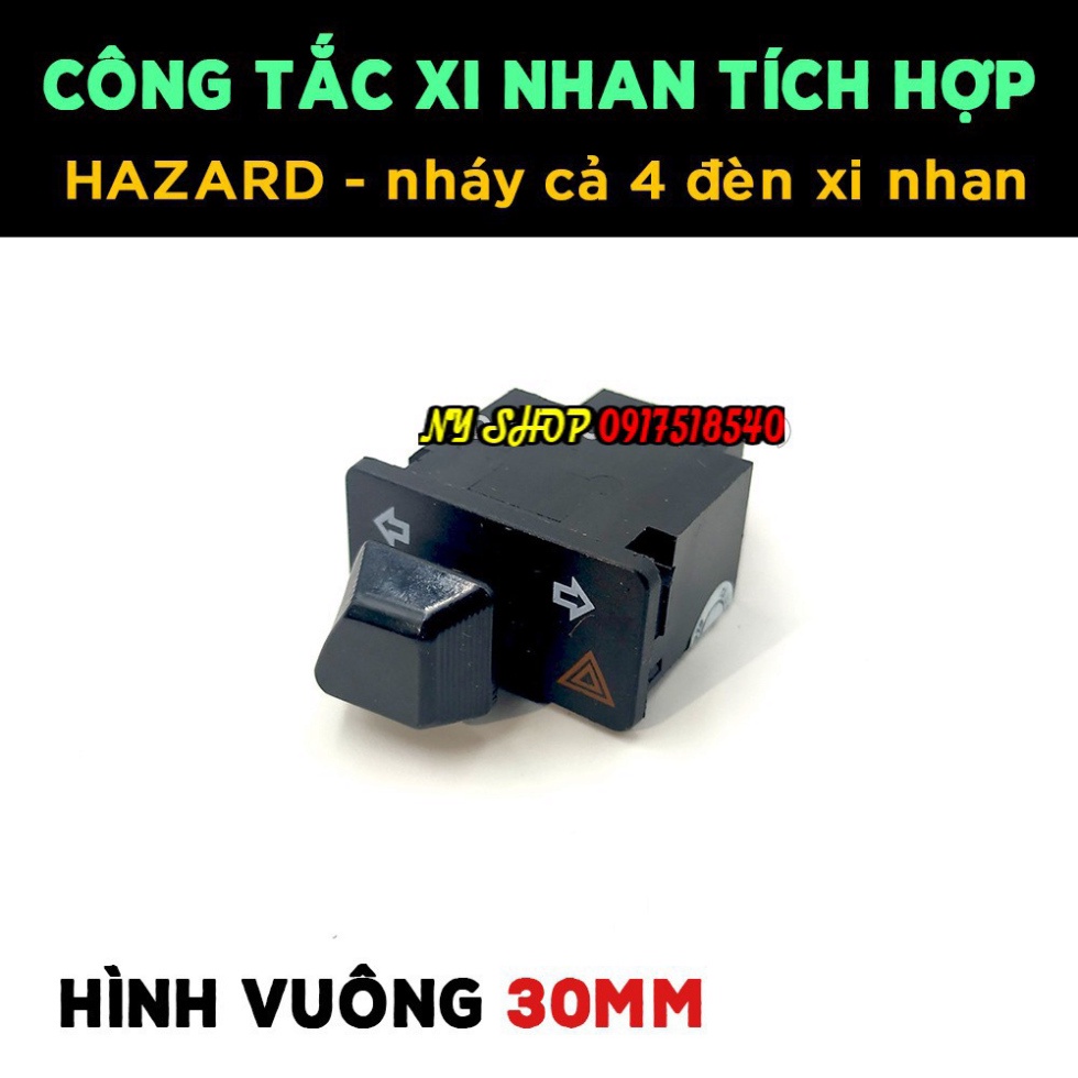 COMBO PHƯỢT THỦ CÔNG TẮC XI NHAN KẾT HỢP HAZARD + CÔNG TẮC PASSING KÈM CHỚP ĐIỆN TỬ   Ảnh thật Sp