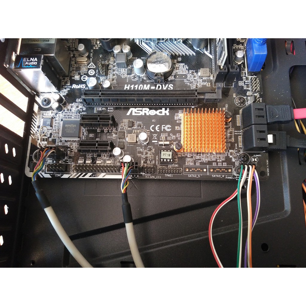 combo main + cpu H110M DVS G4600