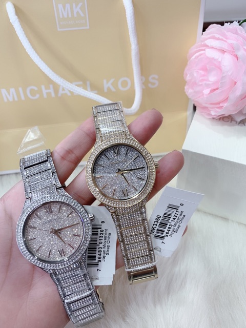 Đồng Hồ Nữ Micheal Kors Mk6547 Full Hột Full Box Chính Hãng Xách Tay