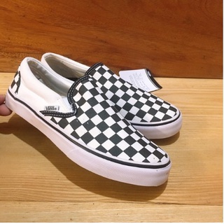 Giầy vans caro trắng đen 1:1