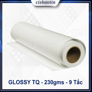 Giấy in ảnh glossy tq 230g cuộn- khổ 9 tấc