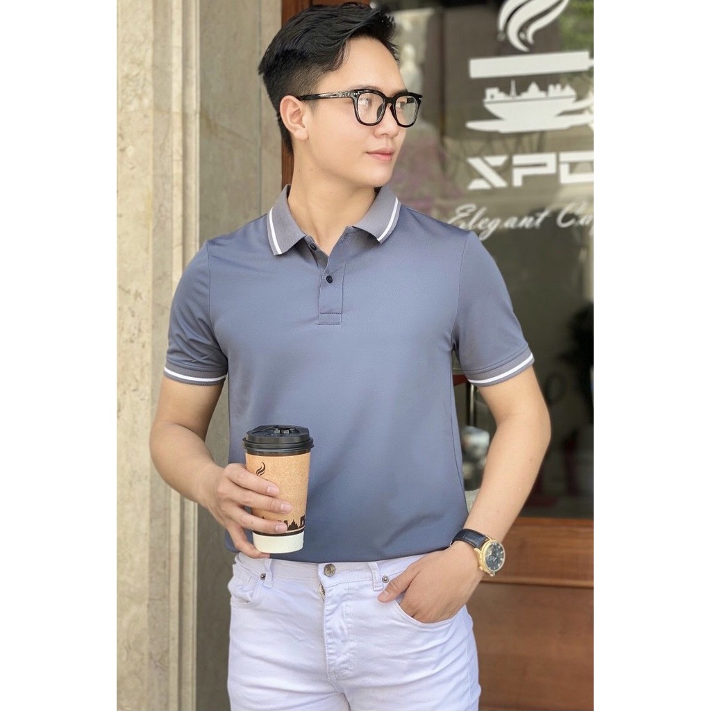 [FLASH SALE 55% OFF] - Áo Polo nam, áo thun trơn vải cá sấu, cotton cao cấp ngắn tay cực sang trọng lịch lãm