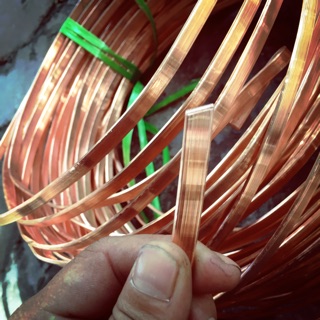 Đồng đỏ bản 10mm*3mm (10x3) dài 1m