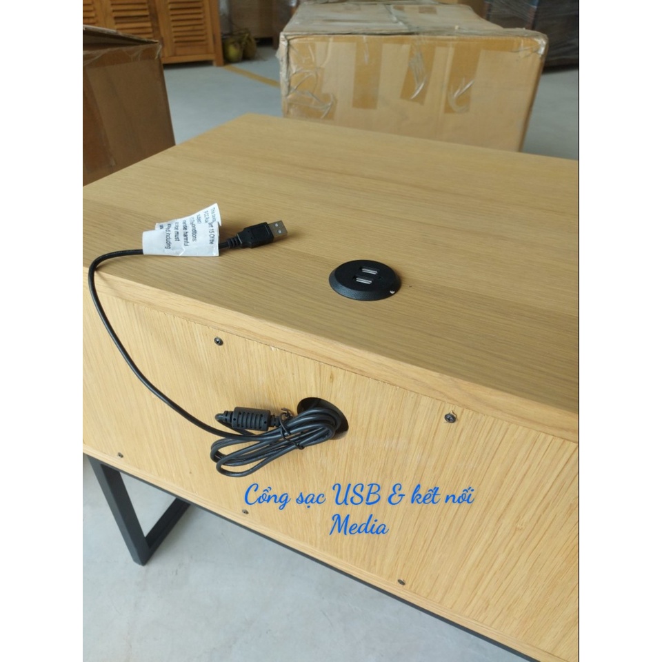 Tủ để cạnh giường kết hợp làm bàn trang trí  Quy Cách : Dài 58cm x Rộng 40 x Cao 52.2cm