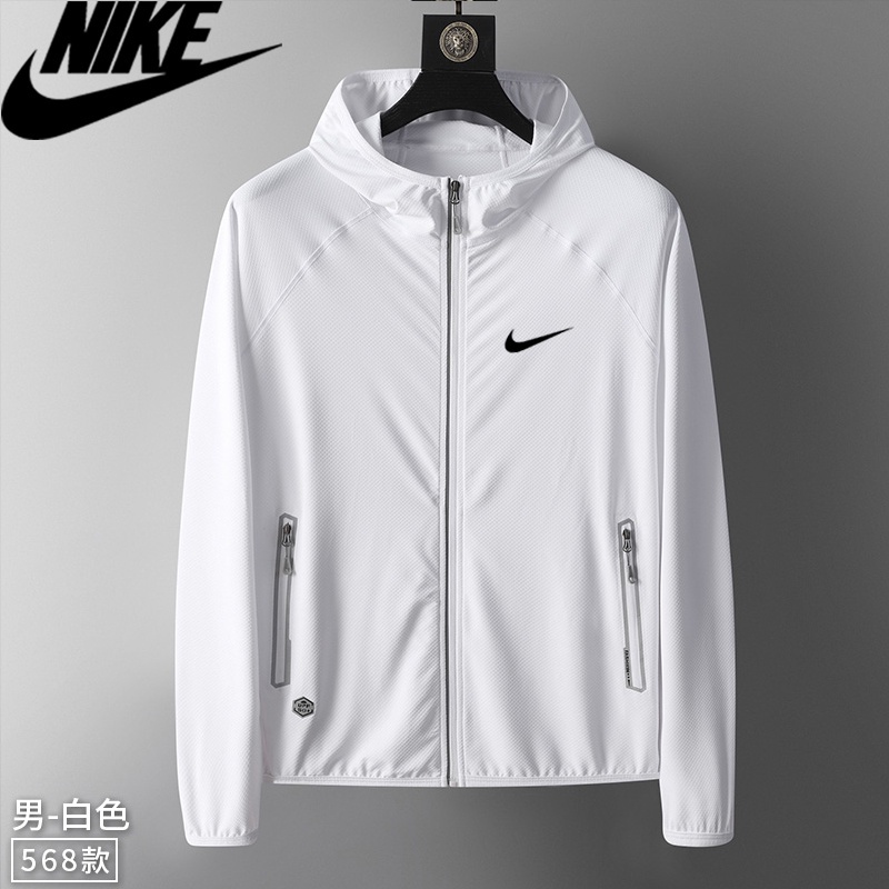 Nk Áo Khoác Thể Thao Chống Nắng Bằng Lụa Lạnh Mỏng Nhẹ Thoáng Khí Chống Tia UV Mùa Hè Cho Nam