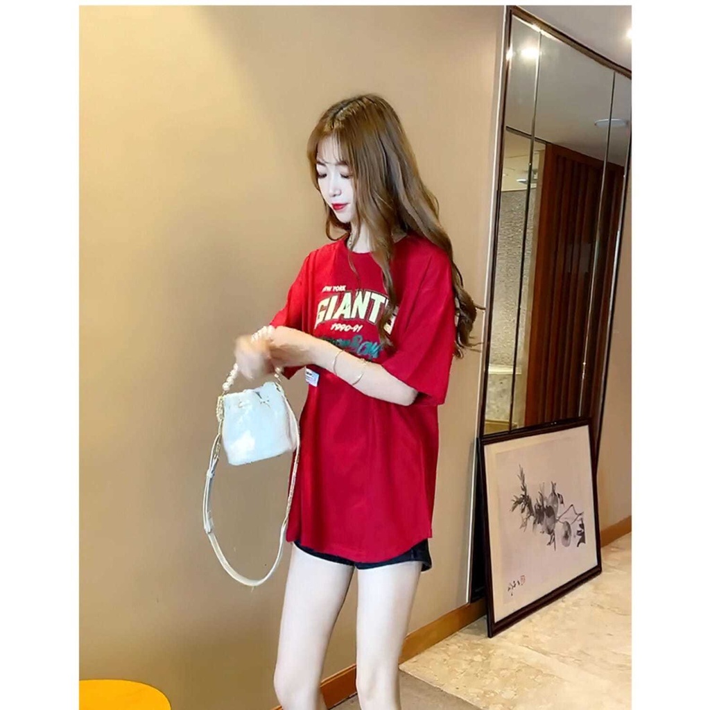 Áo Thun Tay Ngắn Xẻ Tà Thời Trang Dành Cho Nữ