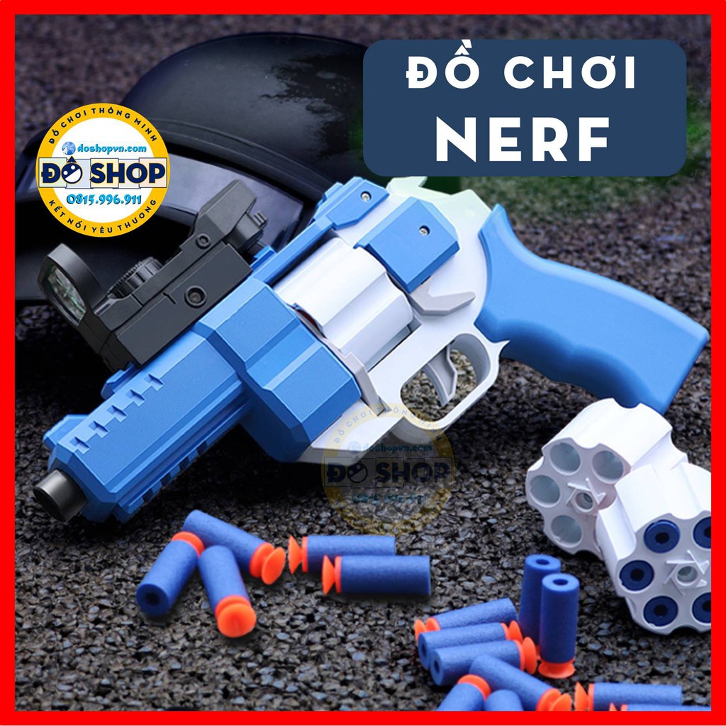 Đồ Chơi NERF Thanh Xốp Cầm Tay Bản Tự Động Pin Sạc Dành Cho Bé NE03 - Đô Shop