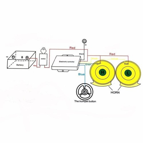 Còi ngân 6 tiếng cho oto và xe máy hình ốc sên - Vindecal BD