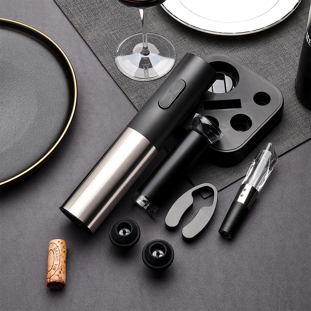Uareliffe 5 In 1 Wine Opener Set Home Kitchen Bottle Opening Tool