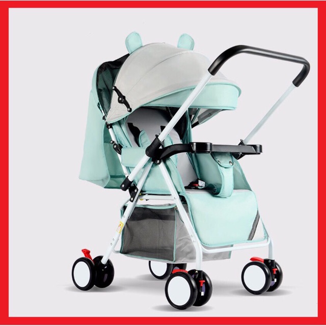 Xe Đẩy Cho Bé 2 Chiều 3 Tư Thế Gấp Gọn