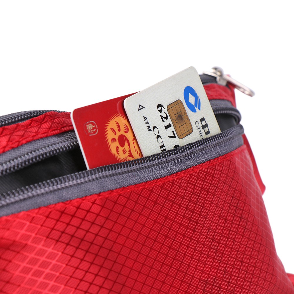 Túi đeo thắt lưng vải canvas nhiều ngăn chống nước thời trang thể thao thường ngày cho nam nữ