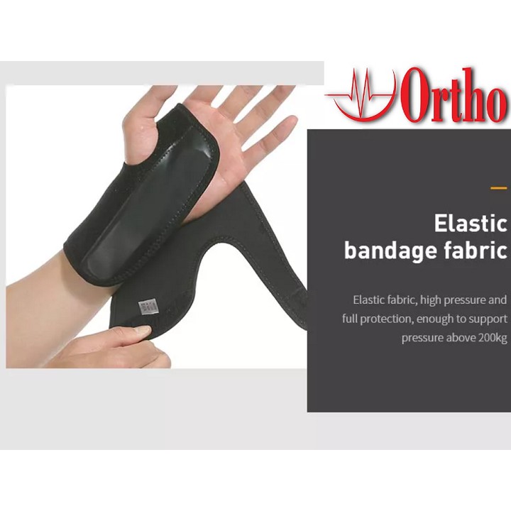Nẹp cổ tay, cố định khớp cổ tay, gọn, tiện lợi, thương hiệu Ortho (1 chiếc) (mã sp: NCT4)
