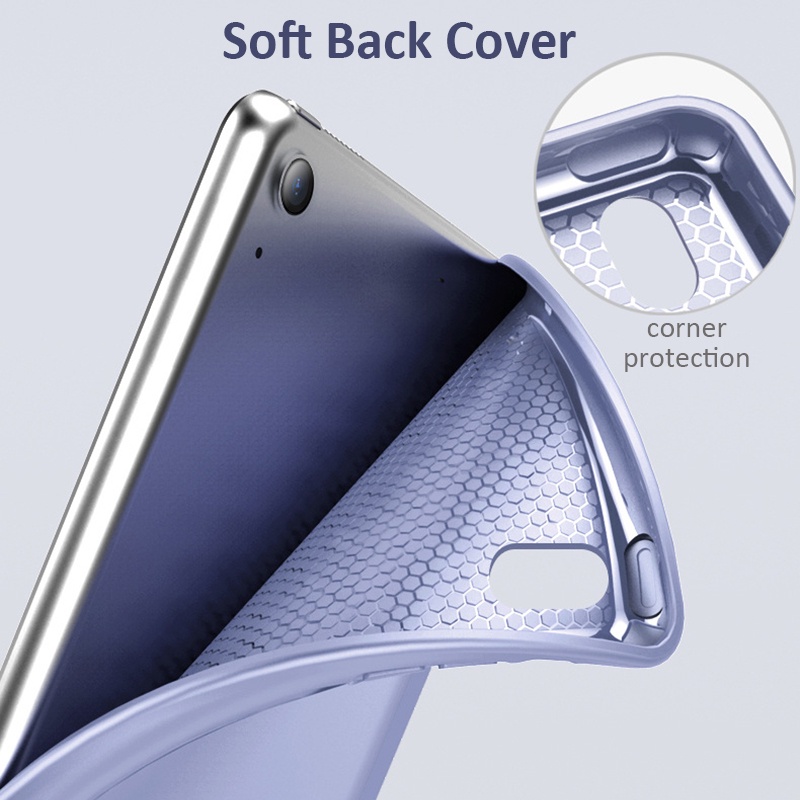 Ốp Bảo Vệ Máy Tính Bảng Bằng Silicon Mềm Siêu Nhẹ Cho iPad Pro11 Pro12.9 Air5 Air4 Mini 6 7 / 8 / 9th Gen 10.2 10.5 9.7 inch