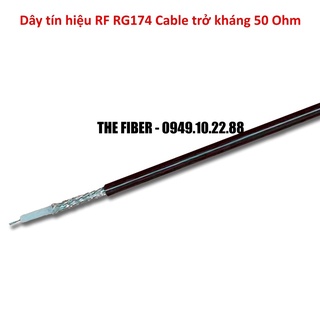Dây tín hiệu rf rg174 cable trở kháng 50ohm
