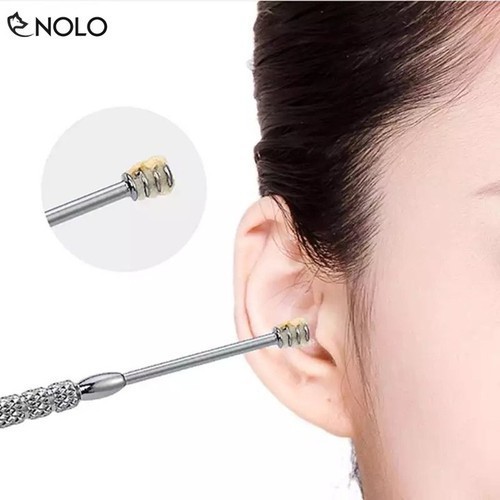 Set 7 Dụng Cụ Vệ Sinh Lấy Rái Tai Chất Liệu Thép Không Gỉ