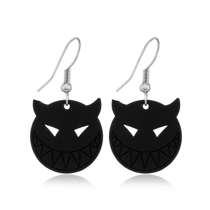 Bông Tai Hình Đầu Lâu Kinh Dị Sáng Tạo Dịp Halloween