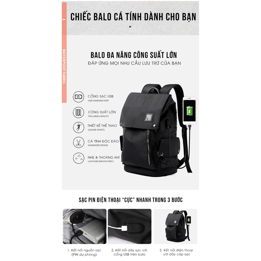 ZÓNG® Balo Thời Trang MOYYI/ KAKA B5 0294