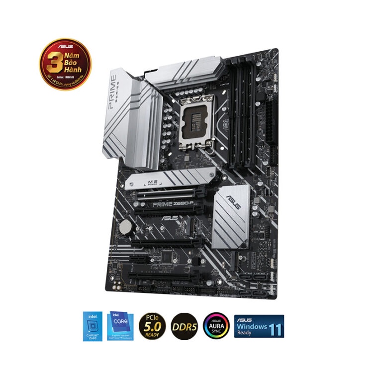 Mainboard Asus Prime Z690-P-CSM (Intel Z690, Socket 1700, ATX, 4 khe RAM DDR5) - Hàng chính hãng