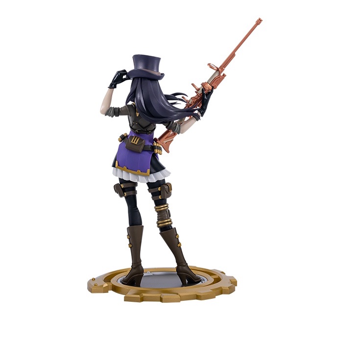 Mô hình LoL Caitlyn Unlocked Statue 28.5cm Chính hãng Riot Games - Figure LMHT Liên Minh Huyền Thoại