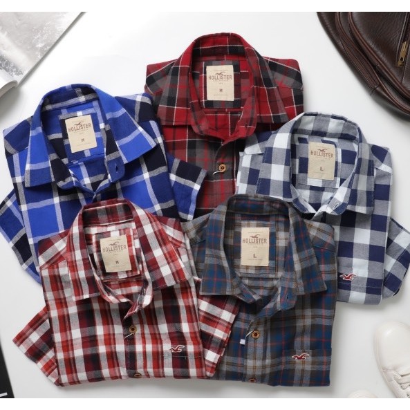 Áo sơ mi nam Hollister xuất khẩu, chuẩn form, sang trọng, đẳng cấp (mẫu 01-05)