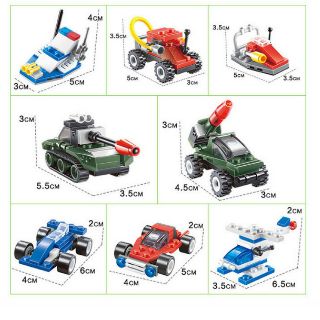 Đồ chơi xếp hình xe chiến binh