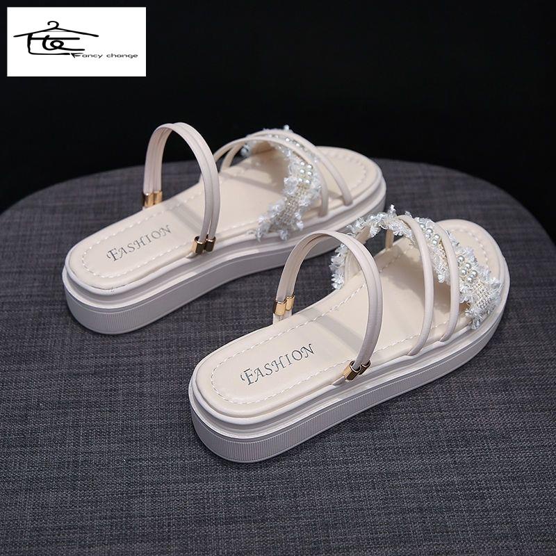 Giày Sandal Đế Dày Thời Trang Mùa Hè Dành Cho Nữ