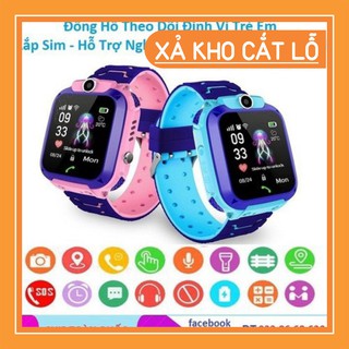 Đồng Hồ Định Vị CAO CẤP TIẾNG VIỆT, Nghe gọi 2 chiều, chụp ảnh, đèn pin, nghe nhạc... Q 12 PLUS