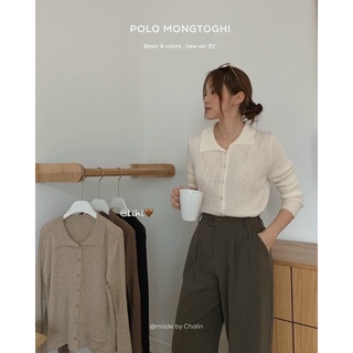 Áo Len Tăm Polo Mỏng Dài Tay Datas.co