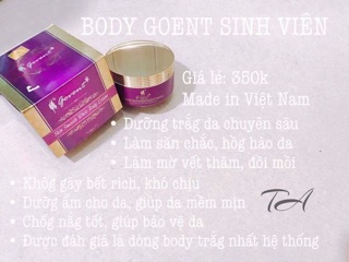 Kem body govent sinh viên