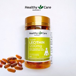 ⚡Thanh lý⚡️Mầm đậu nành Lecithin Healthy Care 1200mg