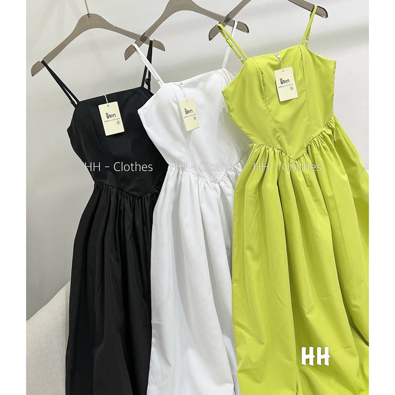 Đầm 2 Dây Dáng Xòe Hàng Quảng Châu M8848-Teen 888